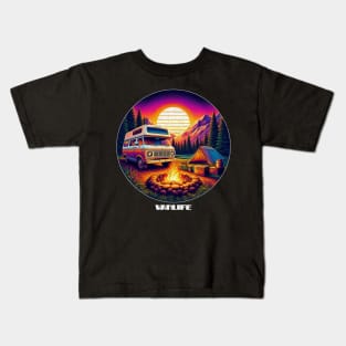 Colorful vanlife Kids T-Shirt